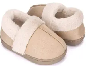 soft slippers on hardwood floors