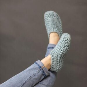 how to knit slipper socks