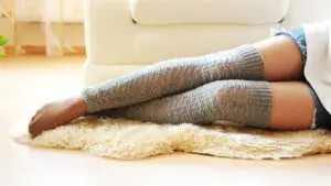 Leg warmer socks used during the winter or cold seasons