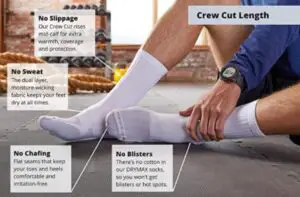 best men's crew socks for sweaty feet