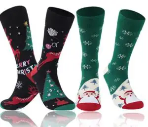 colorful christmas socks
