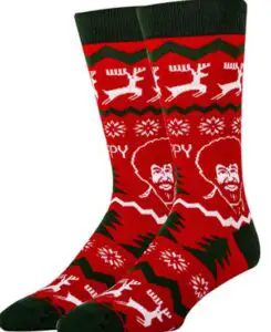 women christmas socks with pattern