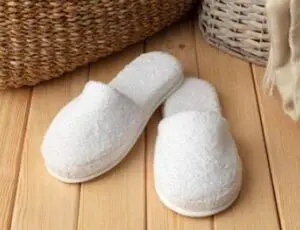 soft terry cloth slippers