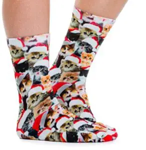 funny cat socks for men