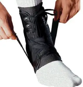 Ankle strain protector strap to relieve ankle pain