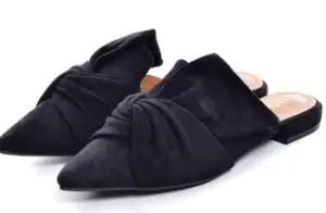 flat heel women mule slippers