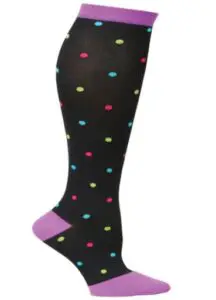 dotted compression socks