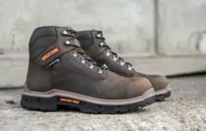 square toe composite work boots