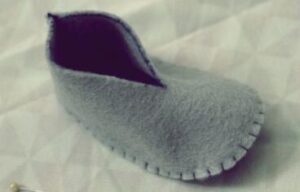steps to diy doll slippers