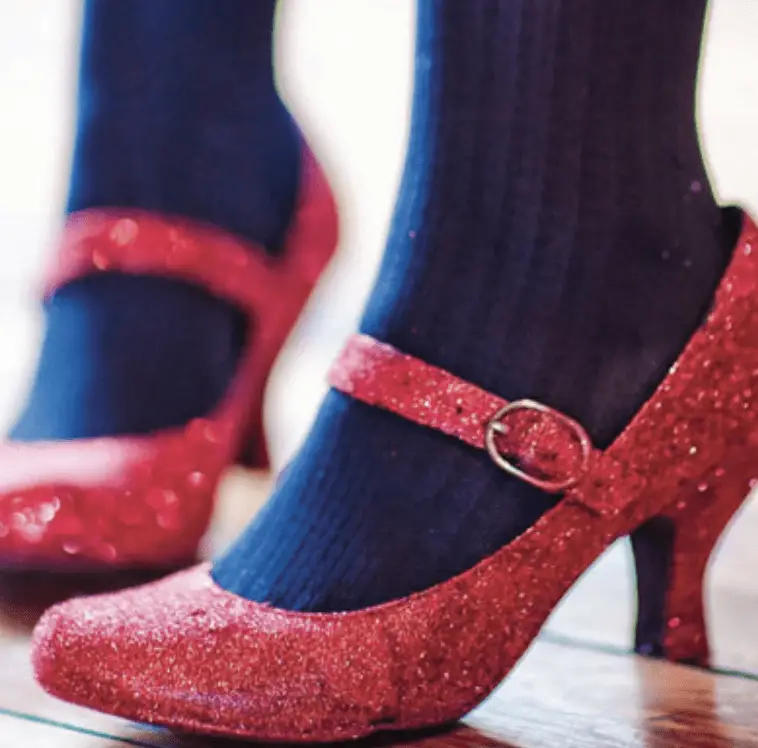 diy ruby red slippers