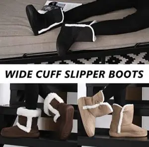 black men's boots slipper