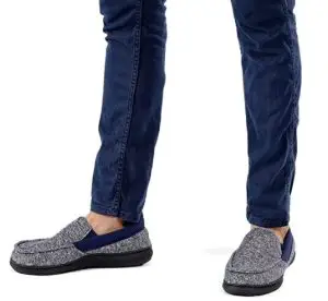 Men's Anti-Odor slippers for narrow feet