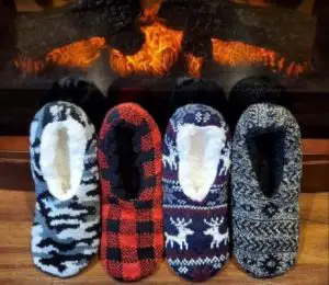 warm thermal slippers for men
